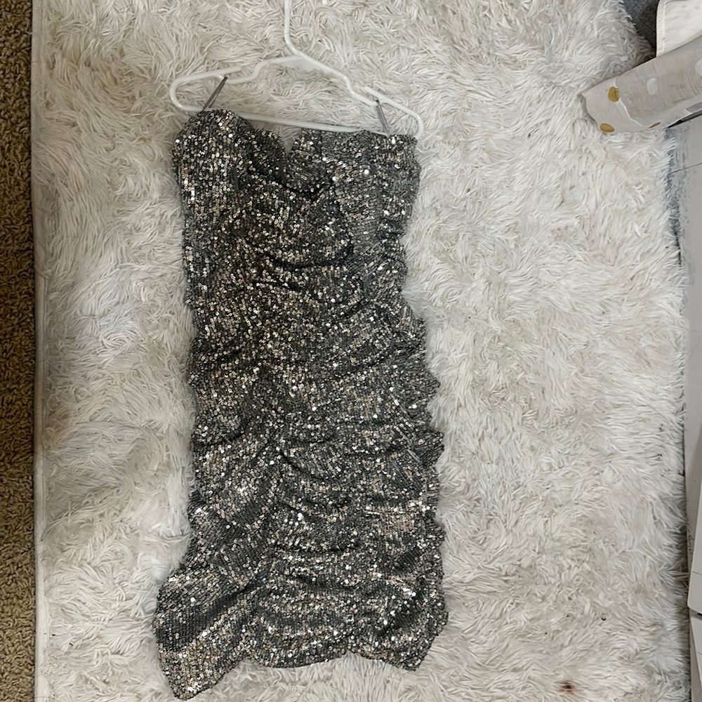 Sparkly short cocktail dress